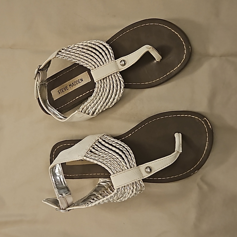 Steve Madden, white size 6.5